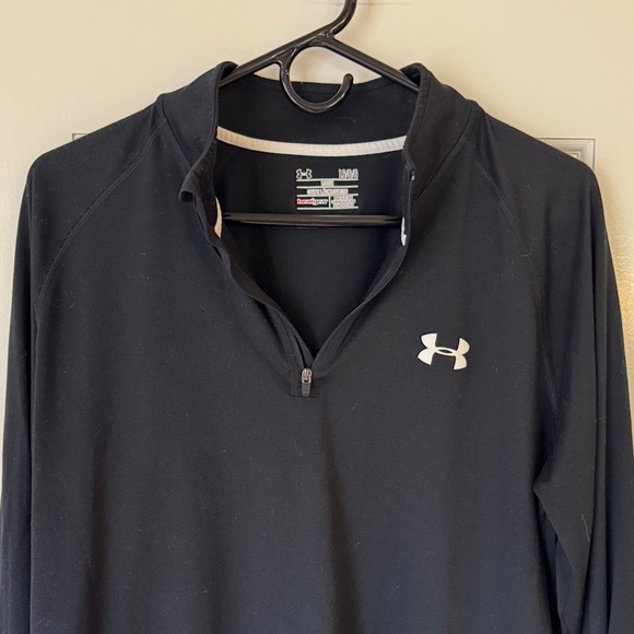 Under Armour Black Quarter-Zip Pullover - Picture 3 of 6